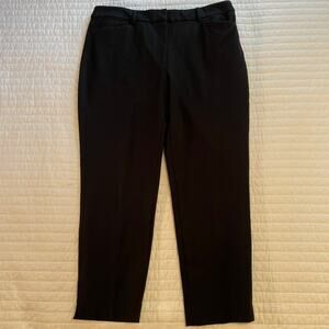 WHBM Black Slim Stretch Ankle Pants Womens 12